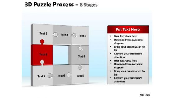 PowerPoint Presentation Designs Leadership Puzzle Process Ppt Themes