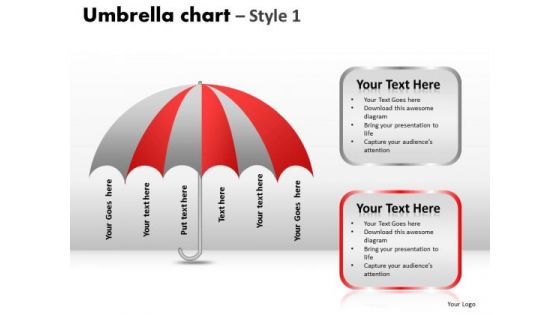 PowerPoint Presentation Designs Leadership Umbrella Chart Ppt Slides