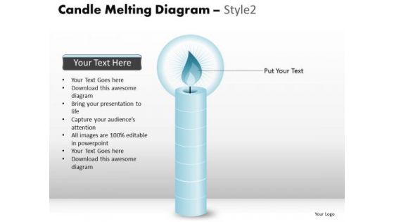 PowerPoint Presentation Designs Marketing Candle Melting Ppt Themes