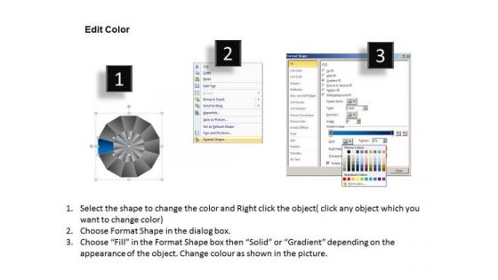 PowerPoint Presentation Designs Process Circular Quadrant Ppt Theme
