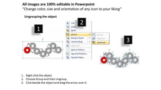 PowerPoint Presentation Designs Sales Gears Process Ppt Slide