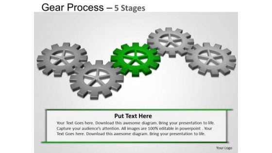 PowerPoint Presentation Designs Sales Gears Process Ppt Slides