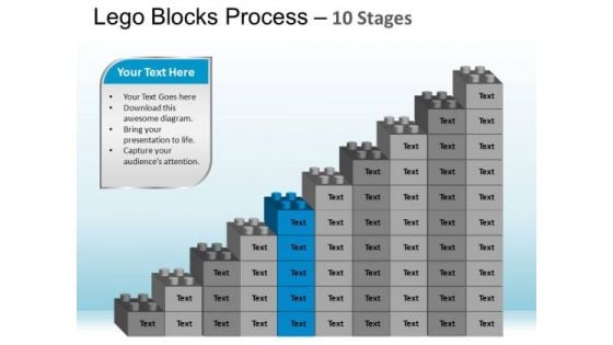 PowerPoint Presentation Designs Strategy Lego Blocks Ppt Slides