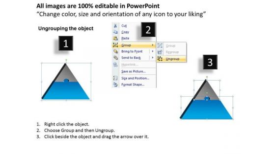 PowerPoint Presentation Designs Strategy Triangle Puzzle Ppt Backgrounds