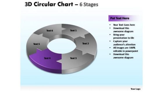 PowerPoint Presentation Diagram Circular Chart Ppt Template