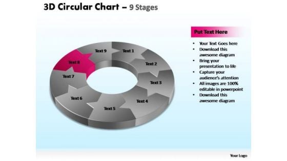 PowerPoint Presentation Diagram Circular Chart Ppt Theme