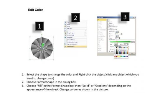 PowerPoint Presentation Diagram Circular Quadrant Ppt Designs