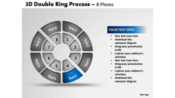 PowerPoint Presentation Diagram Double Ring Ppt Design