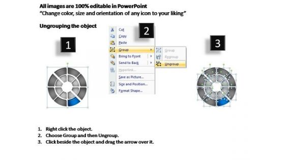 PowerPoint Presentation Diagram Double Ring Ppt Design