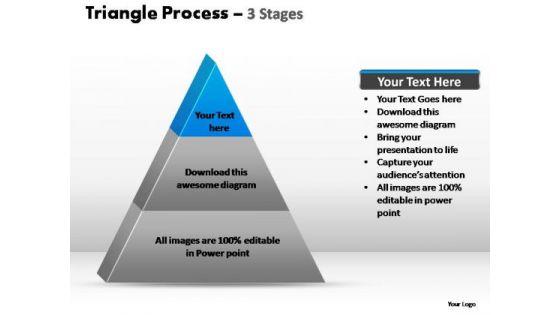 PowerPoint Presentation Diagram Triangle Process Ppt Backgrounds