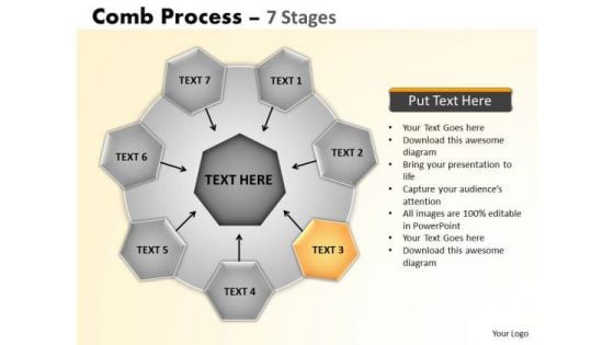 PowerPoint Presentation Diagram Wheel And Spoke Process Ppt Slide Designs