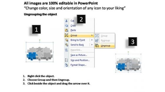 PowerPoint Presentation Download Puzzle Process Ppt Template
