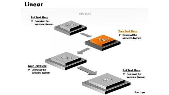 PowerPoint Presentation Education Linear Ppt Process