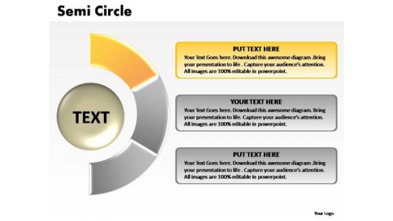 PowerPoint Presentation Education Semi Circle Chart Ppt Theme