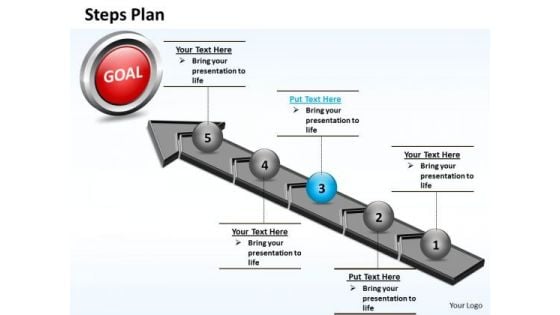 PowerPoint Presentation Education Steps Plan 5 Stages Style 4 Ppt Theme