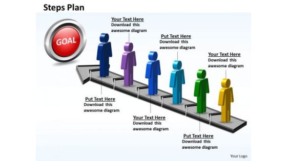 PowerPoint Presentation Education Steps Plan 6 Stages Style 5 Ppt Theme