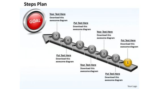 PowerPoint Presentation Education Steps Plan 7 Stages Style 4 Ppt Theme