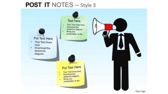 PowerPoint Presentation Executive Strategy Post It Notes Ppt Slidelayout