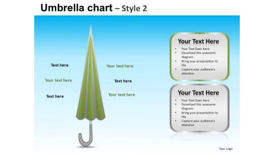 PowerPoint Presentation Executive Teamwork Vision Umbrella Chart Ppt Themes