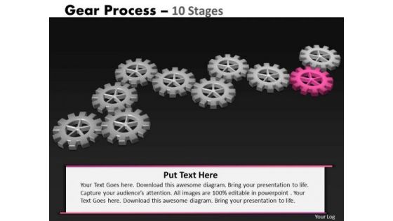 PowerPoint Presentation Graphic Gears Process Ppt Slides