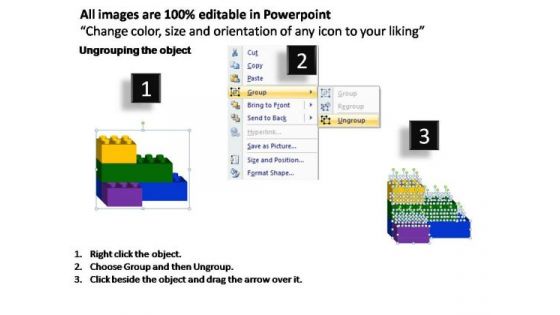 PowerPoint Presentation Graphic Lego Ppt Theme
