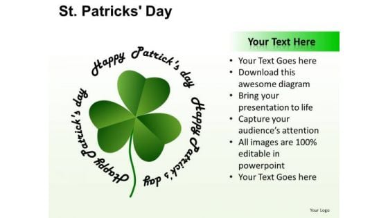 PowerPoint Presentation Graphic Patricks Day Ppt Green