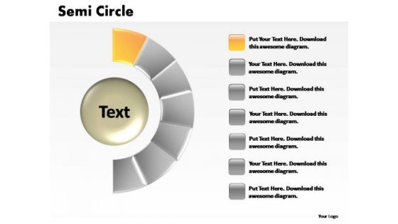PowerPoint Presentation Graphic Semi Circle Ppt Design