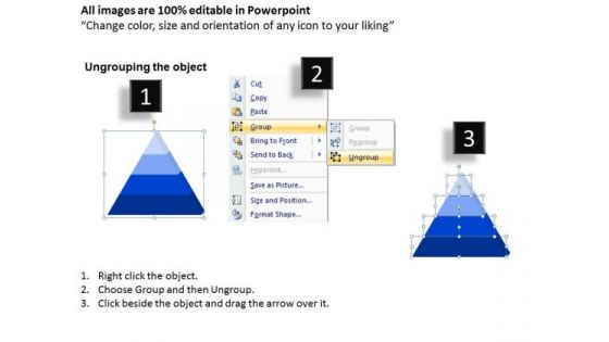 PowerPoint Presentation Growth Bulleted List Pyramid Ppt Backgrounds