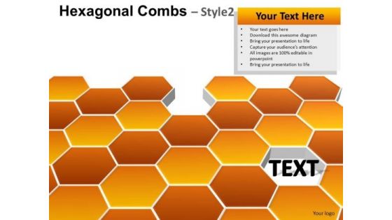 PowerPoint Presentation Hexagonal Combs Download Ppt Backgrounds