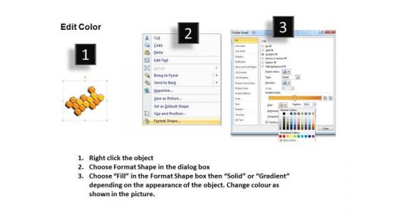PowerPoint Presentation Hexagonal Combs Education Ppt Design Slides