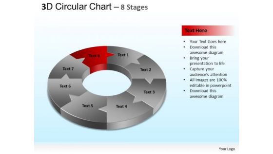 PowerPoint Presentation Leadership Circular Chart Ppt Template