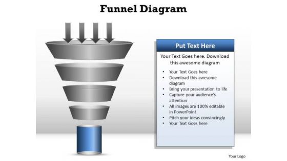 PowerPoint Presentation Leadership Funnel Diagram Ppt Theme