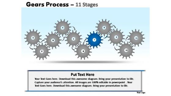 PowerPoint Presentation Leadership Gears Ppt Slides