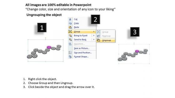 PowerPoint Presentation Leadership Gears Process Ppt Slides