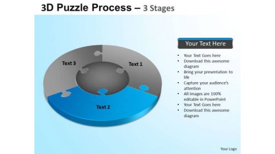 PowerPoint Presentation Leadership Jigsaw Pie Chart Ppt Backgrounds