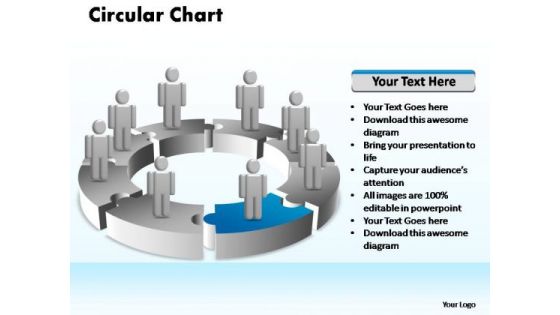 PowerPoint Presentation Marketing Circular Ppt Slides