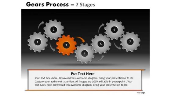 PowerPoint Presentation Marketing Gears Process Ppt Slide Designs