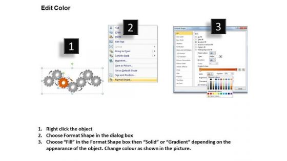PowerPoint Presentation Marketing Gears Process Ppt Slide Designs