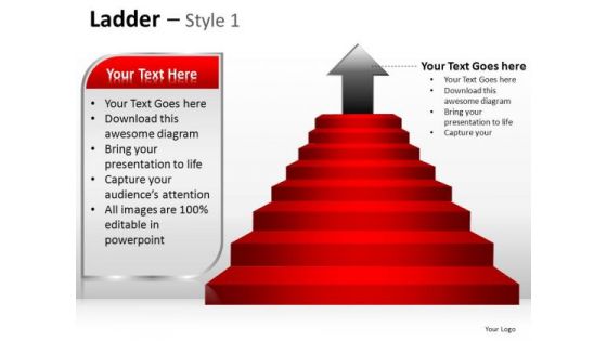 PowerPoint Presentation Marketing Ladder Ppt Themes