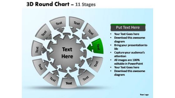 PowerPoint Presentation Marketing Pie Chart With Arrows Ppt Slides