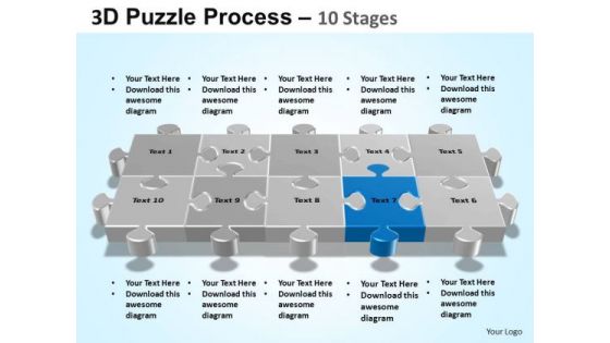 PowerPoint Presentation Marketing Puzzle Process Ppt Theme