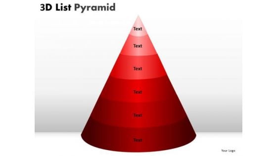 PowerPoint Presentation Process Bulleted List Pyramid Ppt Design