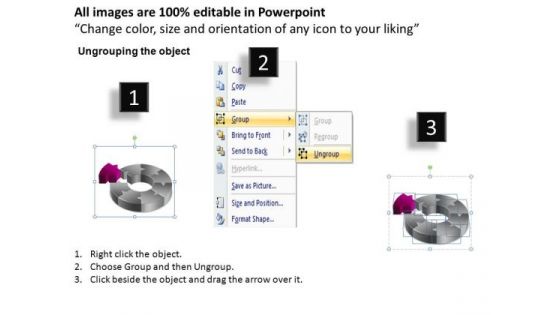 PowerPoint Presentation Process Circular Chart Ppt Slides