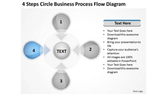 PowerPoint Presentation Process Flow Diagram Ppt 5 Tutoring Business Plan Templates