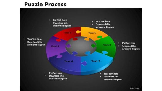 PowerPoint Presentation Puzzle Process Editable Ppt Slide Designs