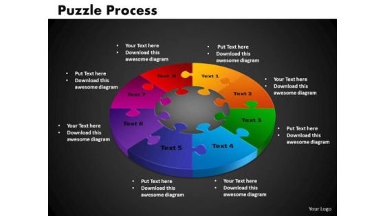 PowerPoint Presentation Puzzle Process Graphic Ppt Slides