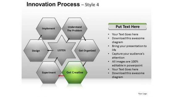 PowerPoint Presentation Sales Hexagon Chart Ppt Backgrounds