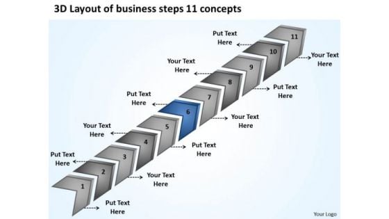 PowerPoint Presentation Steps 11 Concepts Sample Of Small Business Plan Templates