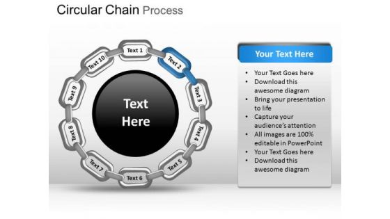 PowerPoint Presentation Strategy Circular Chain Ppt Layouts