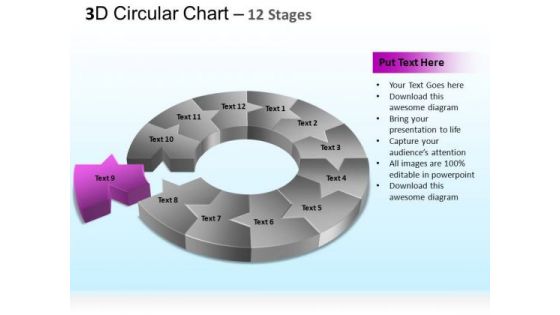 PowerPoint Presentation Strategy Circular Ppt Slides